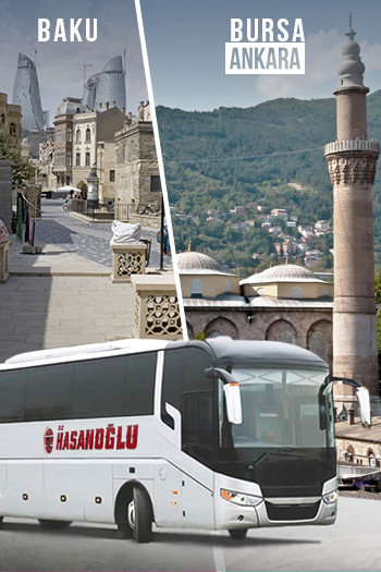 Baki Bursa Oz Hasanoglu Avtobus Turu Səyahət Afisa Afisa Bakida Bakucity Az