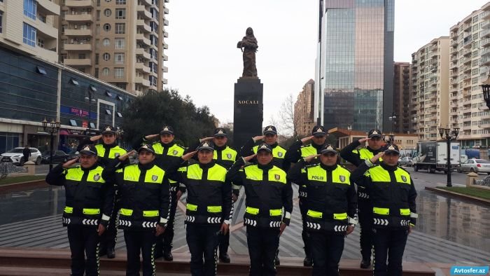 Yol polisi bu yerlərdən “Əsgərə salam” göndərdi